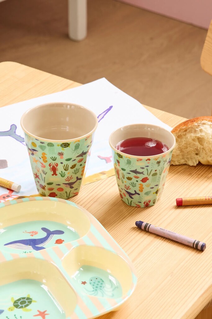 RICE Kleiner Kinderbecher Ocean Print online kaufen bei SKANDEKO (Ansicht 2)