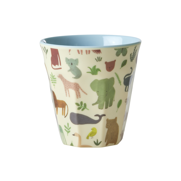 RICE Melamin Kinderbecher Sweet Jungle Print online kaufen bei SKANDEKO