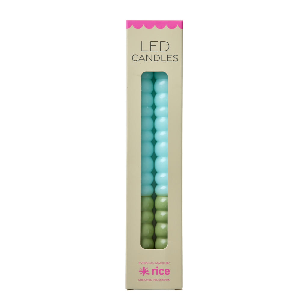 LED Kerzen Twisted 2er
