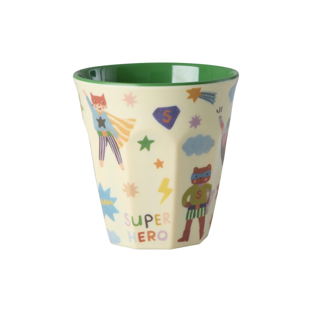 RICE Medium Kinderbecher Melamin Hero online kaufen bei SKANDEKO
