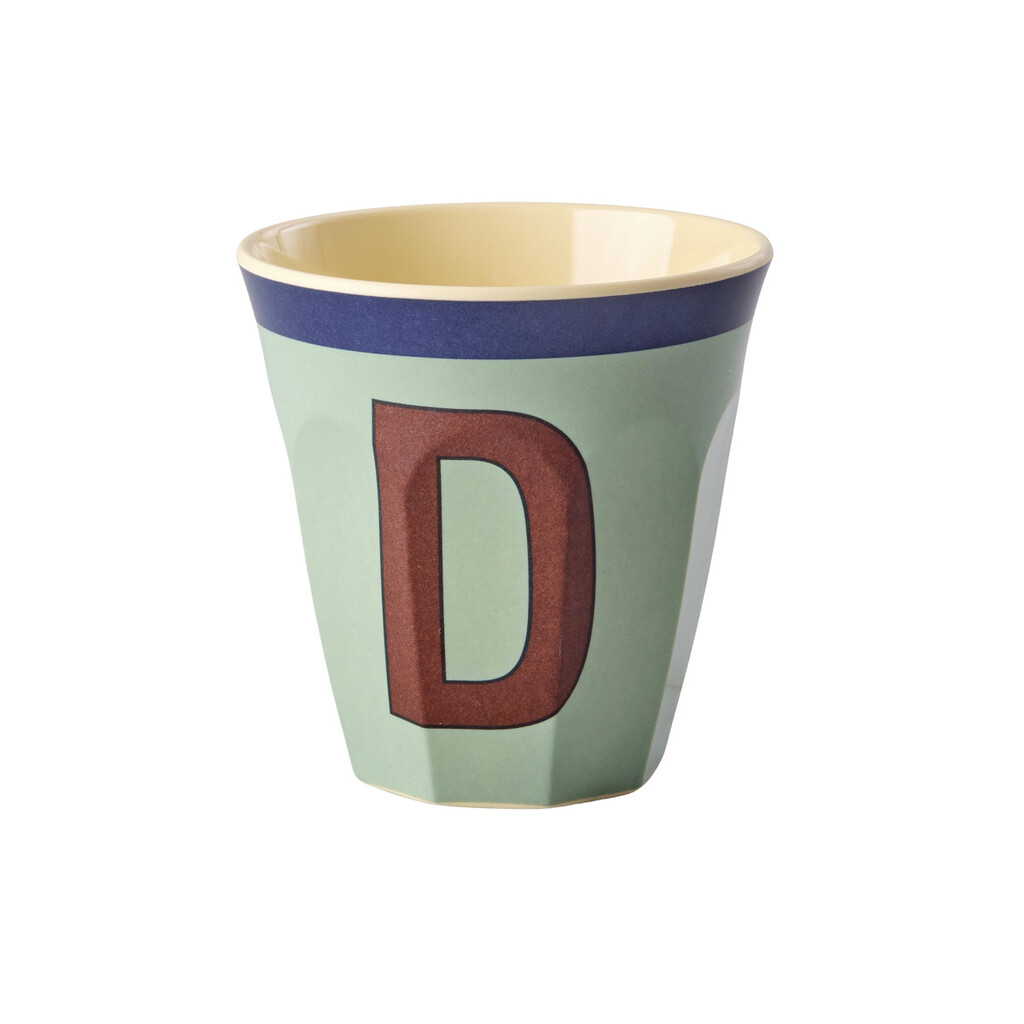 Melamin Buchstabenbecher Vintage Medium