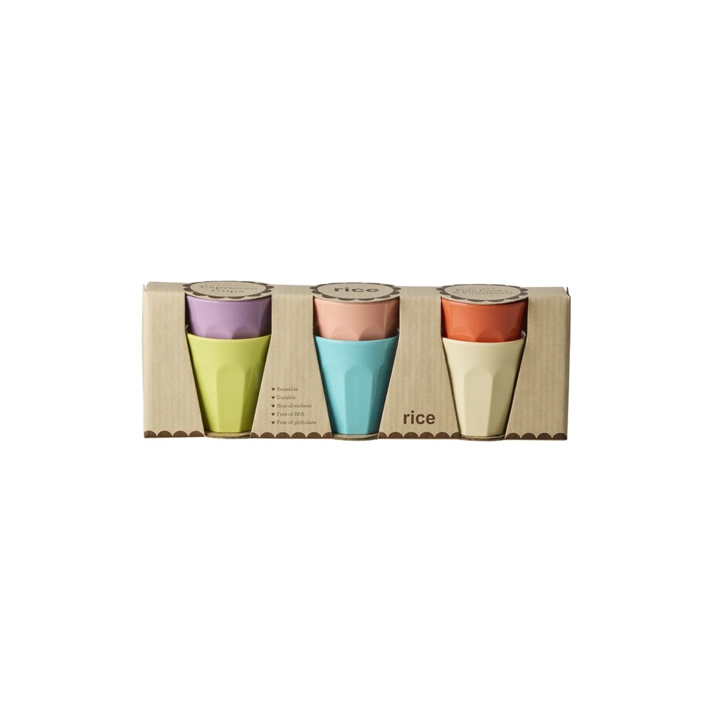 RICE Melamin Espresso Cups Glory Days 6er online kaufen bei SKANDEKO
