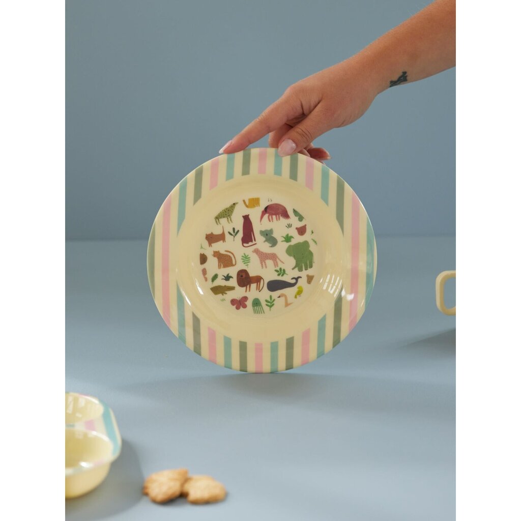 Melamin Tiefer Teller Sweet Jungle Print