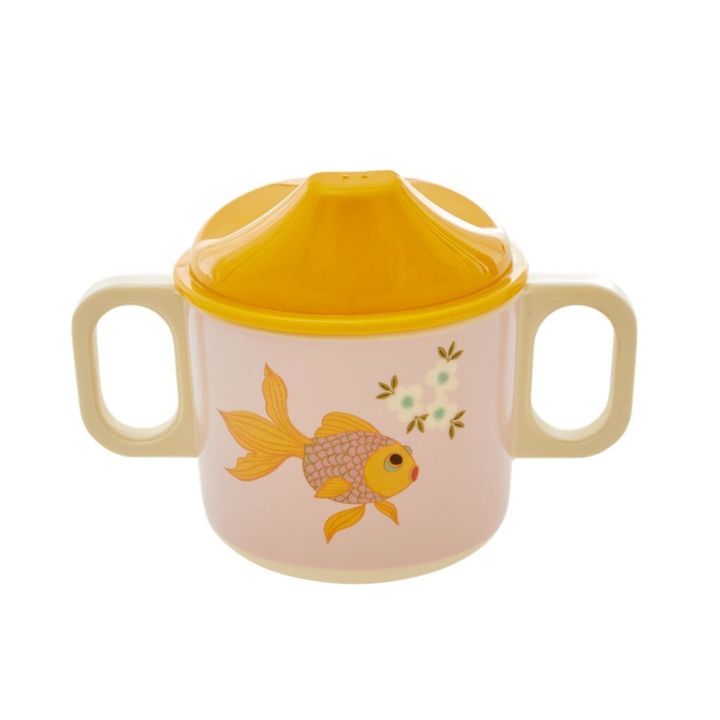 RICE Melamin Schnabeltasse Goldfish Print online kaufen bei SKANDEKO