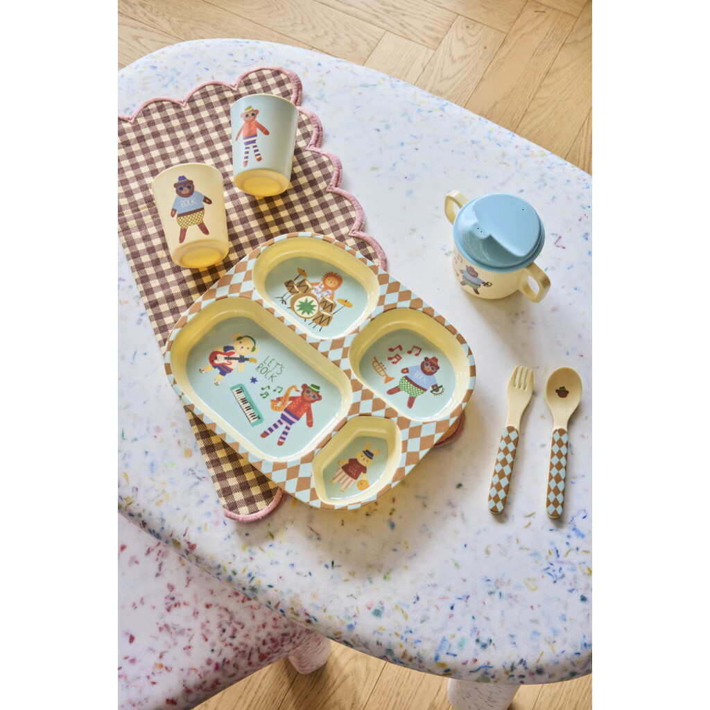 RICE Melamin Baby-Trinkbecher mit 2 Henkeln Music Band online kaufen bei SKANDEKO (Ansicht 2)