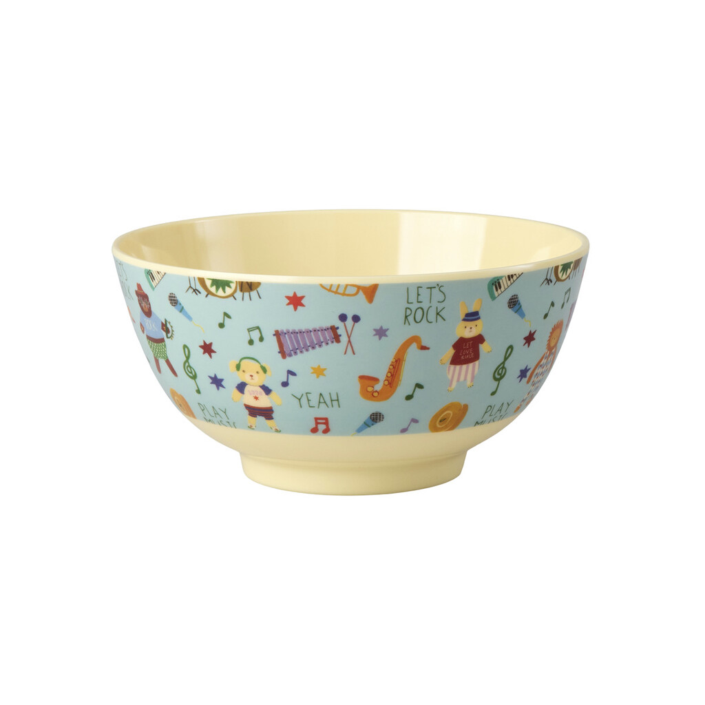RICE Melamin Schüssel Medium Music Band 700 ml online kaufen bei SKANDEKO