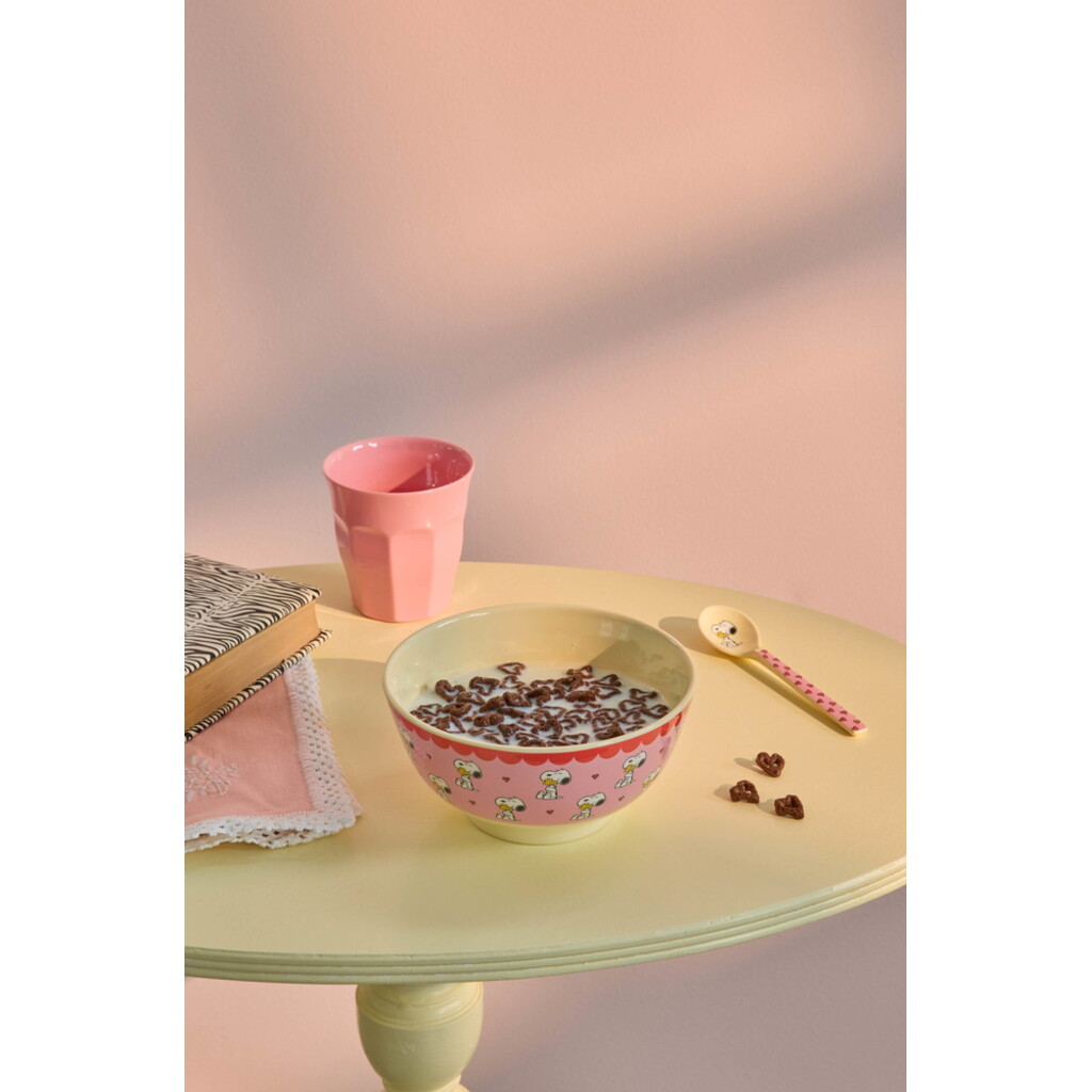 RICE Melamin Schale mit Snoopy - Medium