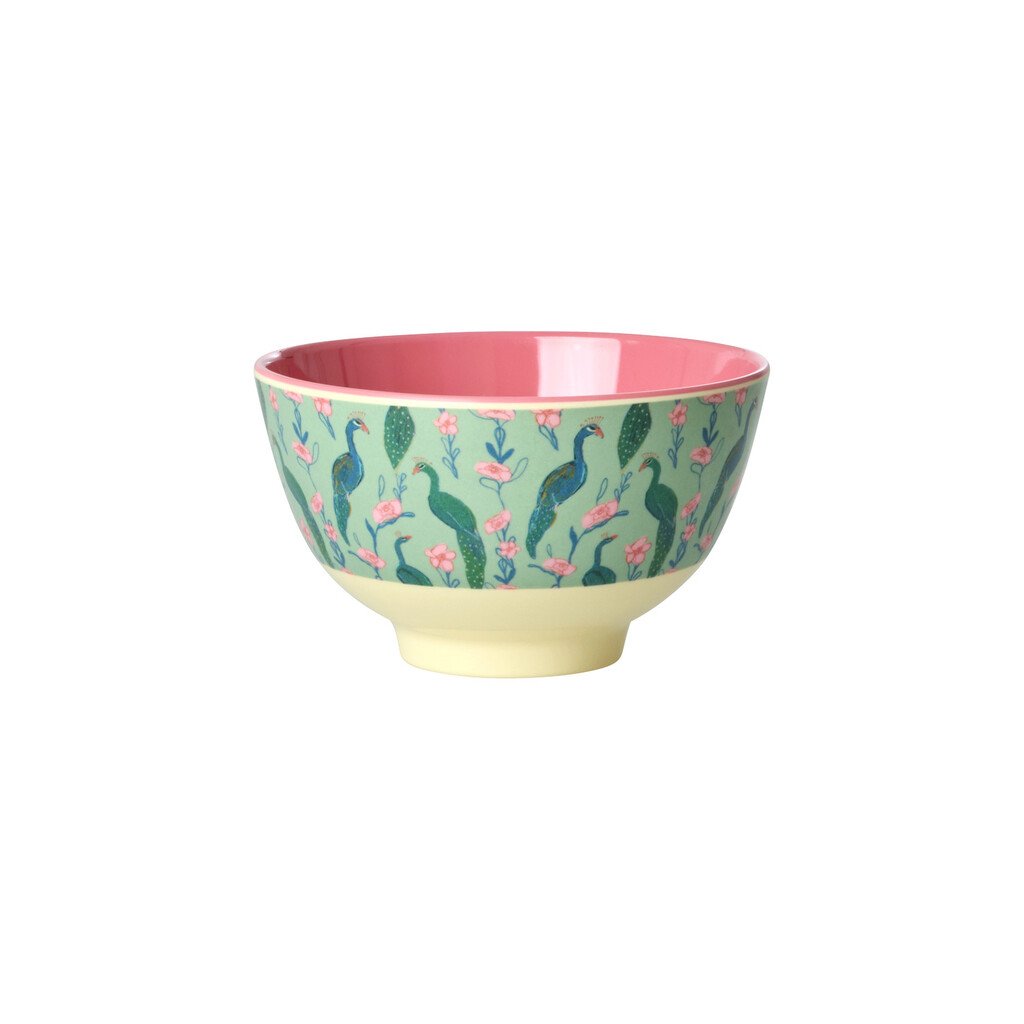 RICE Melamin Schale Peacock Power Small online kaufen bei SKANDEKO