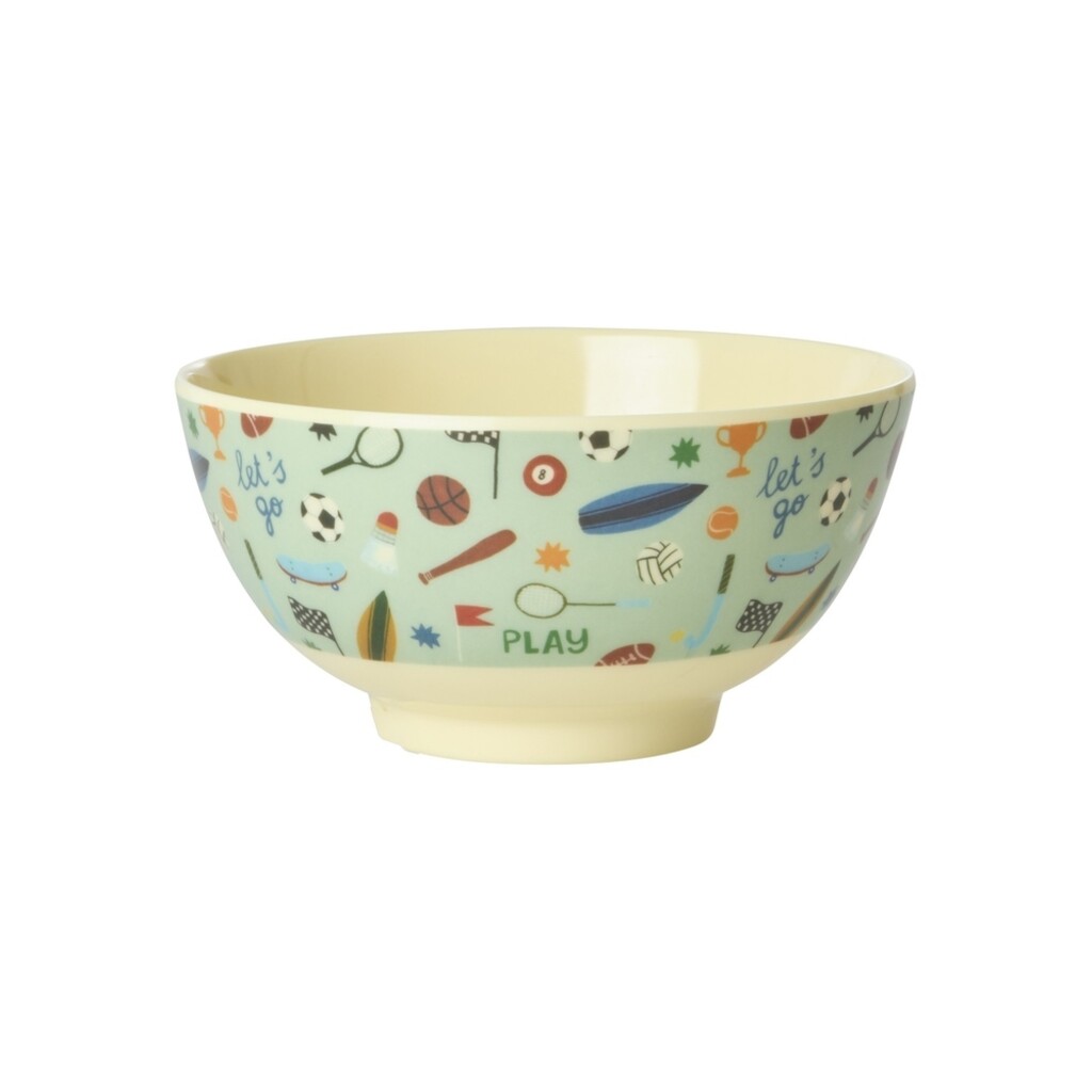 RICE Melamin Kinder Schüssel Sports - Medium online kaufen bei SKANDEKO