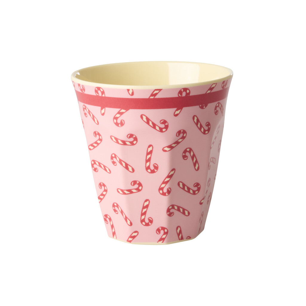 RICE Melamin Becher Candy Cane - Medium online kaufen bei SKANDEKO