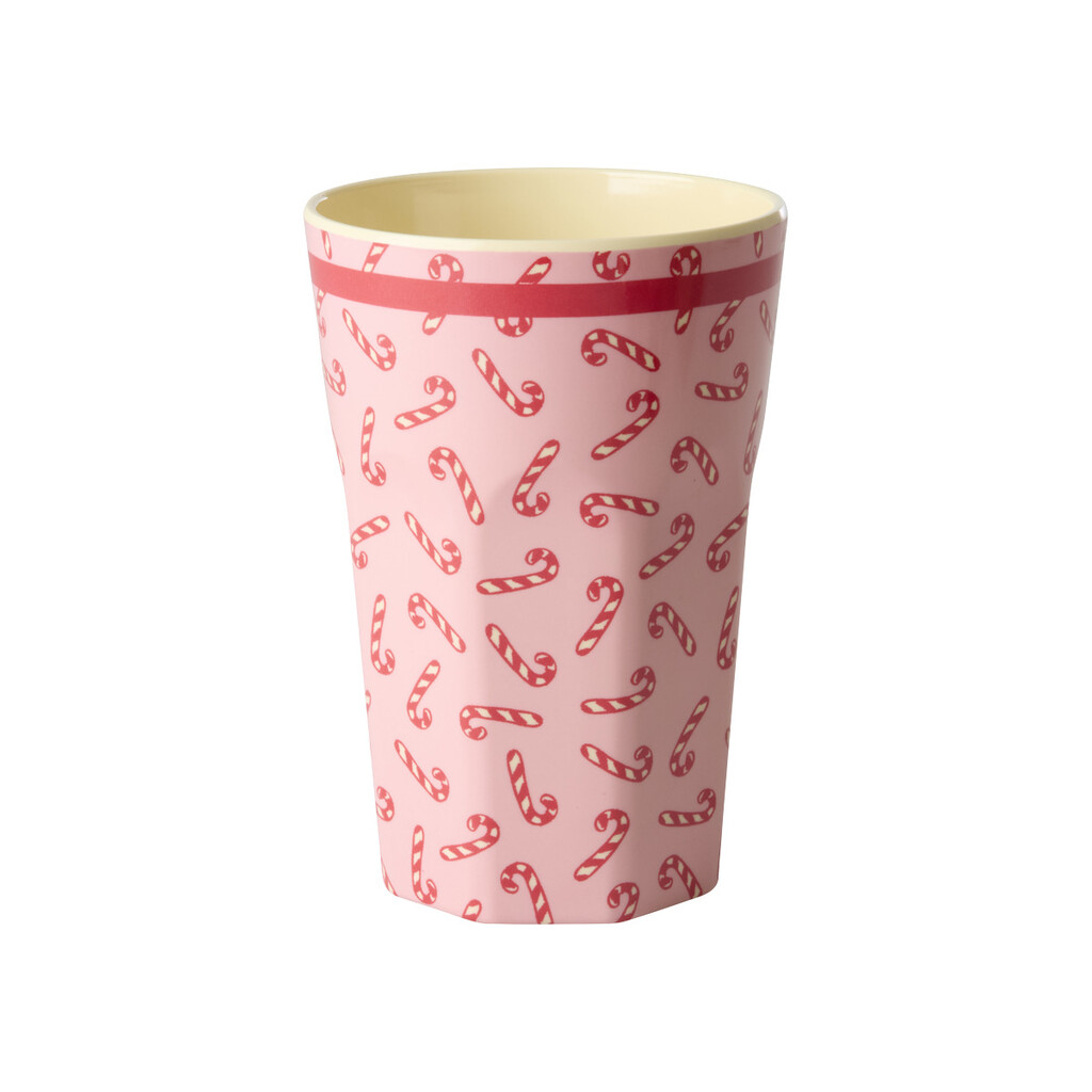 RICE Melamin-Becher Candy Cane – hoch online kaufen bei SKANDEKO
