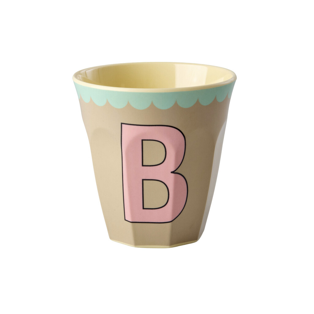 Melamin Buchstabenbecher Vintage Medium