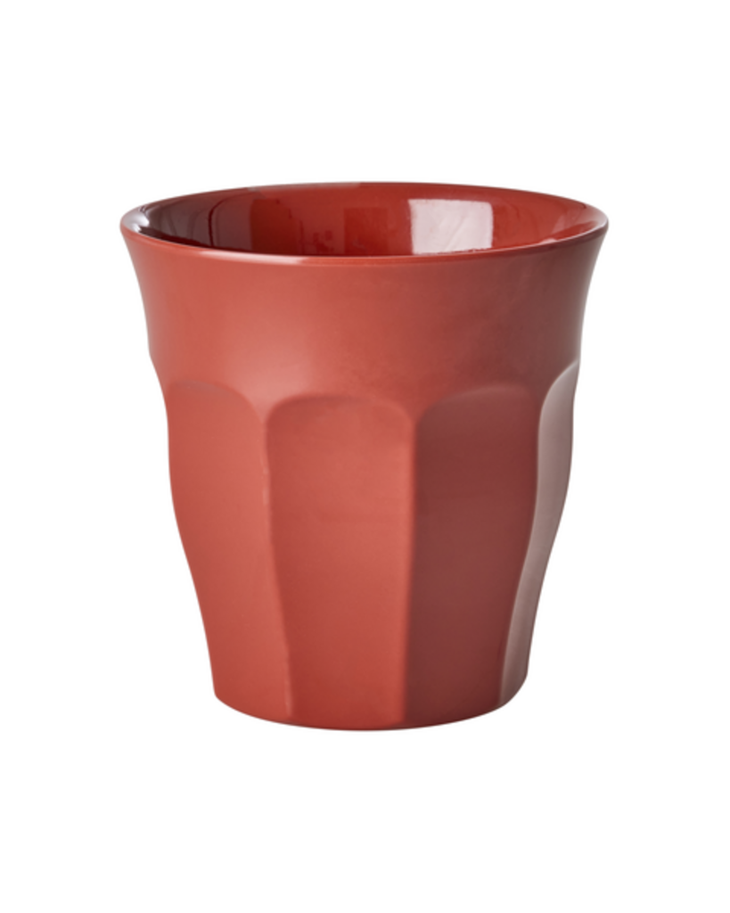 RICE Medium Melamin Becher im 6er Pack - Solid Colors