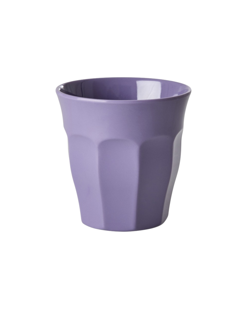 RICE Melaminbecher 6er-Set Small – Solid Colors