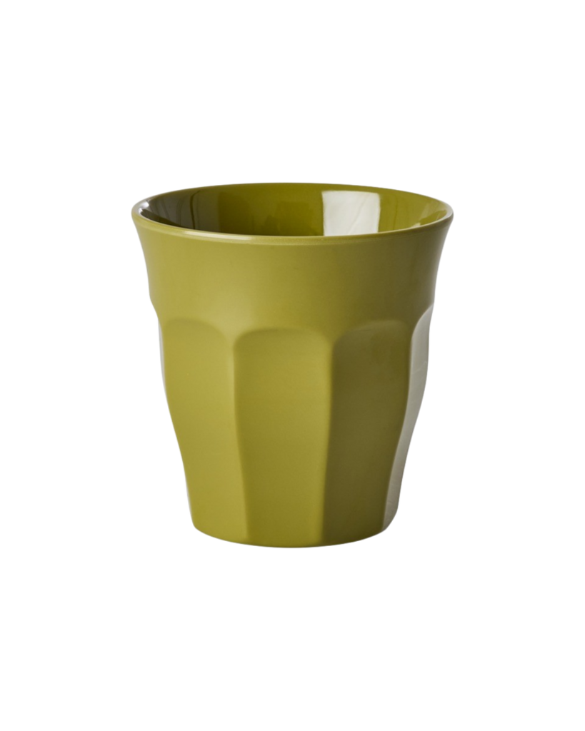 RICE Melaminbecher 6er-Set Small – Solid Colors