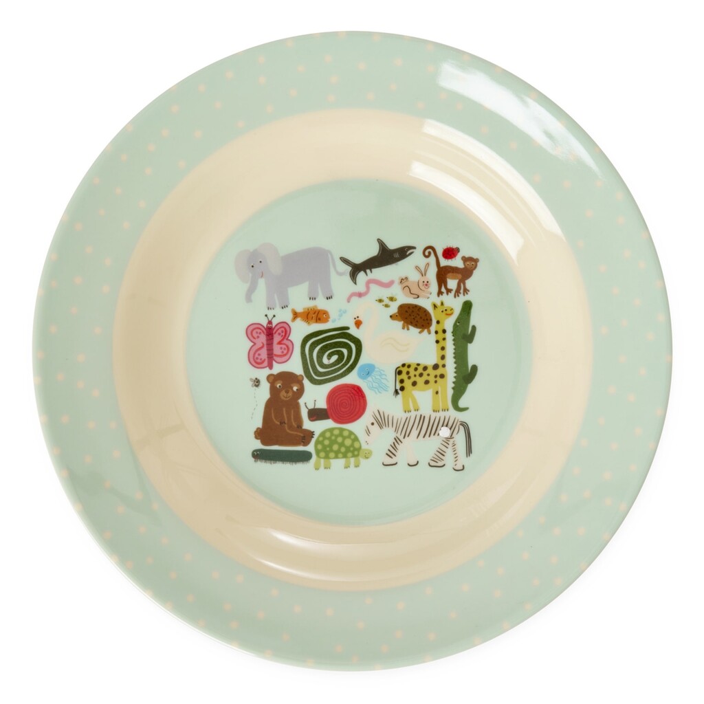 Melamine Kinderschüssel Wildlife Print