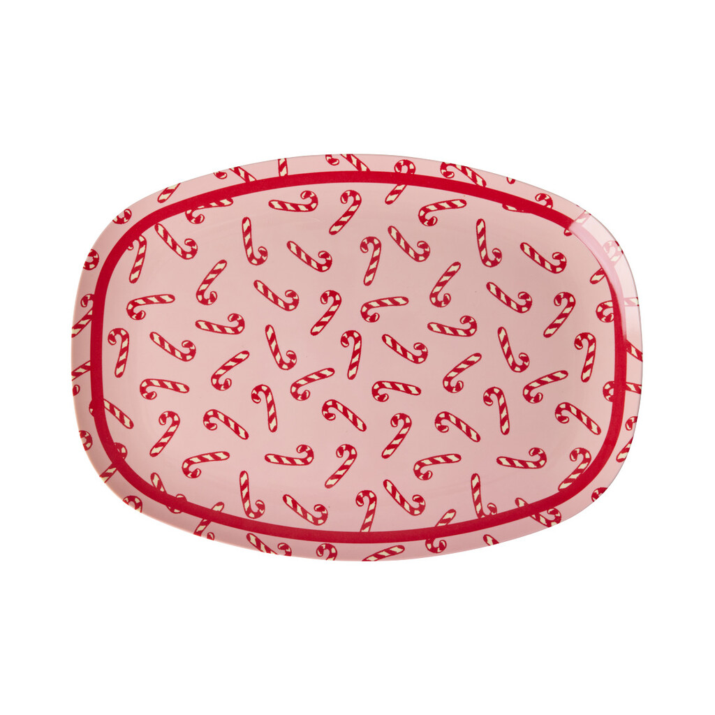 RICE Melamin Teller, Servierplatte Candy Cane online kaufen bei SKANDEKO