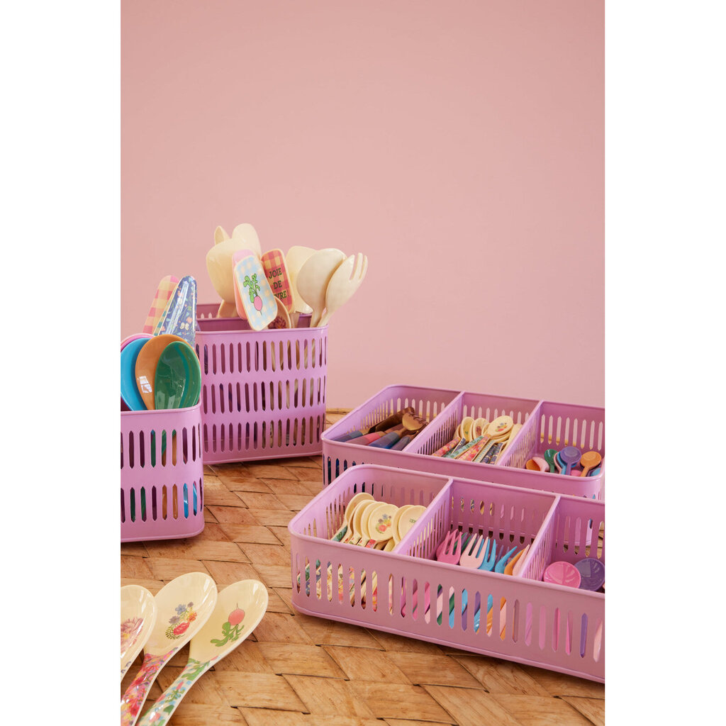 RICE Metall Korb quadratisch pink online kaufen bei SKANDEKO (Ansicht 2)