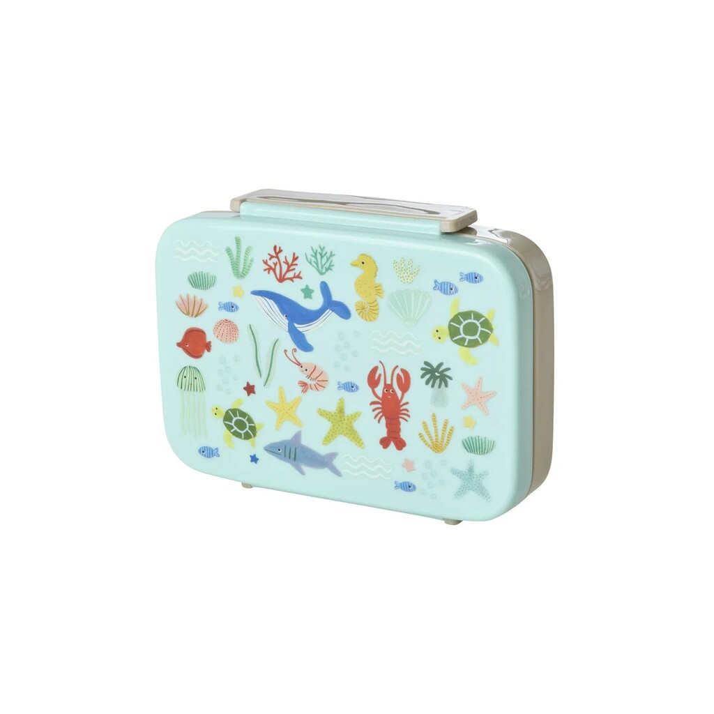 Plastik Brotdose Ocean Print