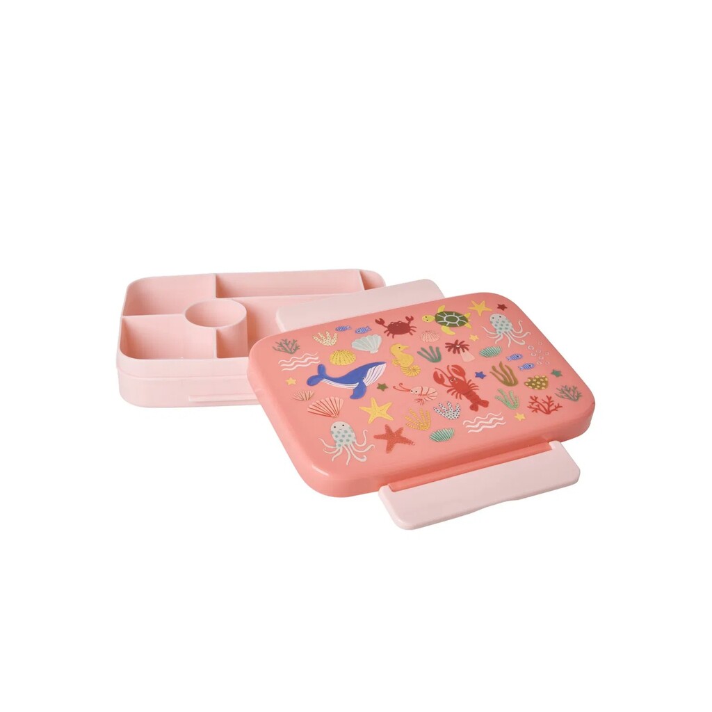 Plastik Brotdose Ocean Print
