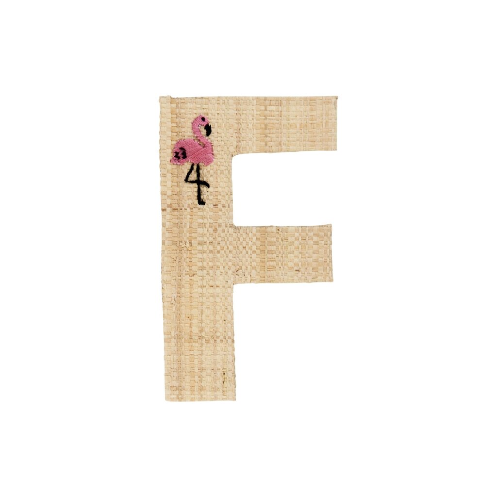 Raffia Buchstaben Sticker
