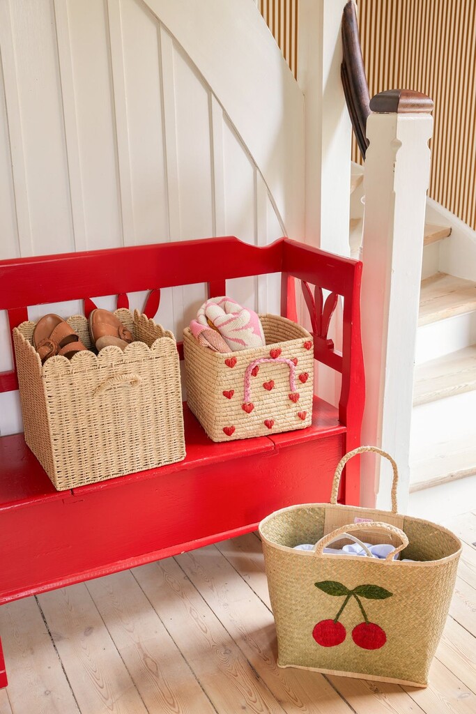 RICE Raffia Tasche Kirsche online kaufen bei SKANDEKO (Ansicht 2)