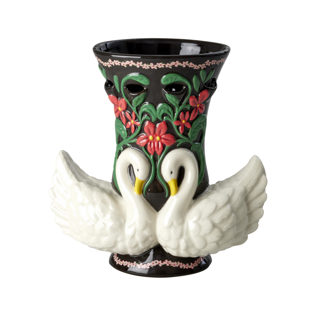 RICE Schwan Keramik Vase online kaufen bei SKANDEKO