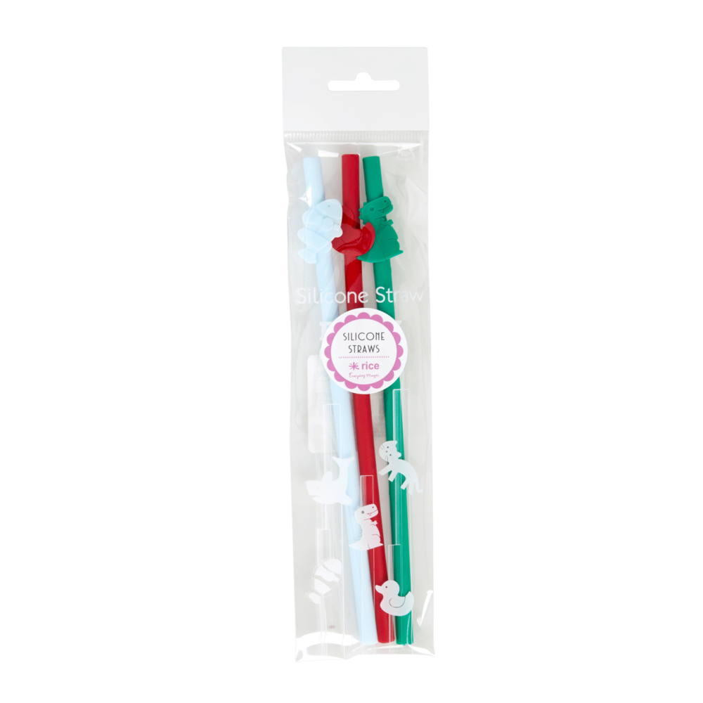 RICE Silikon Strohhalm 3er Set online kaufen bei SKANDEKO