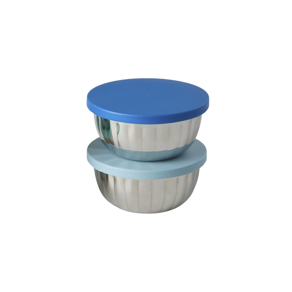 RICE Kleine Edelstahl-Schale mit Deckel, 150 ml, 2er-Set online kaufen bei SKANDEKO