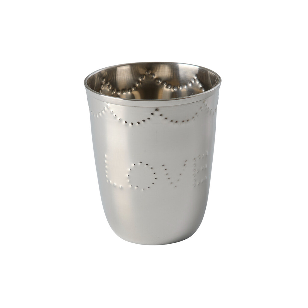 Edelstahlbecher mit geprägtem Motiv 250ml