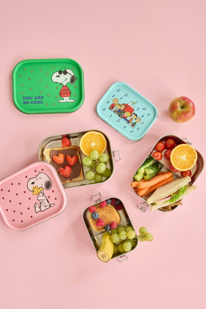 RICE Kleine Lunchbox Brotdose für Kinder mit Snoopy Print online kaufen bei SKANDEKO (Ansicht 2)