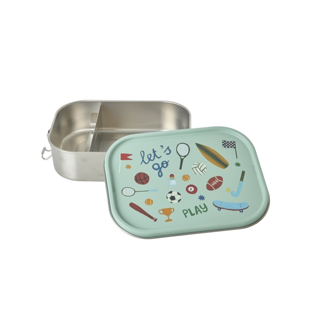 RICE Edelstahl-Lunchbox Brotdose mit Trennwand Sports – Large online kaufen bei SKANDEKO