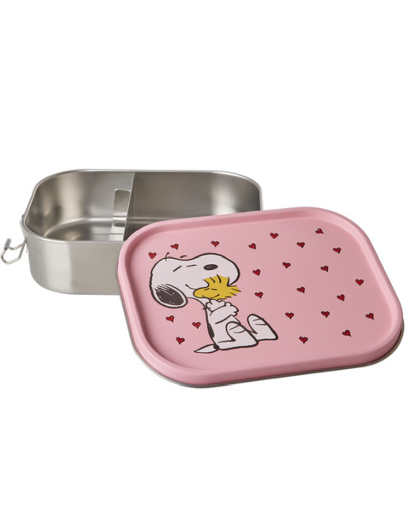 RICE Snoopy Große Edelstahl Brotdose für Kinder