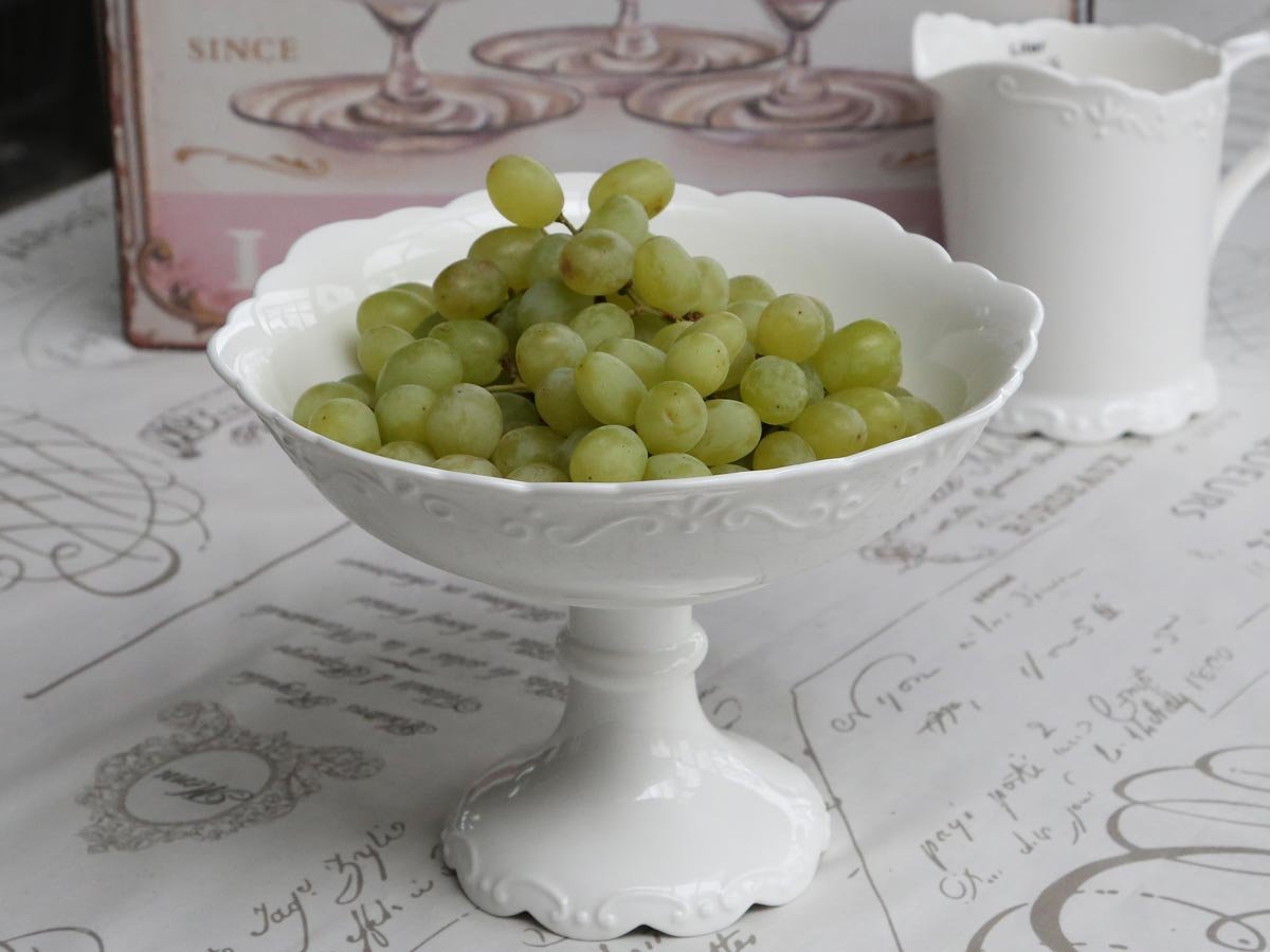 Chic Antique Schüssel mit Fuß Provence online kaufen bei SKANDEKO (Ansicht 2)