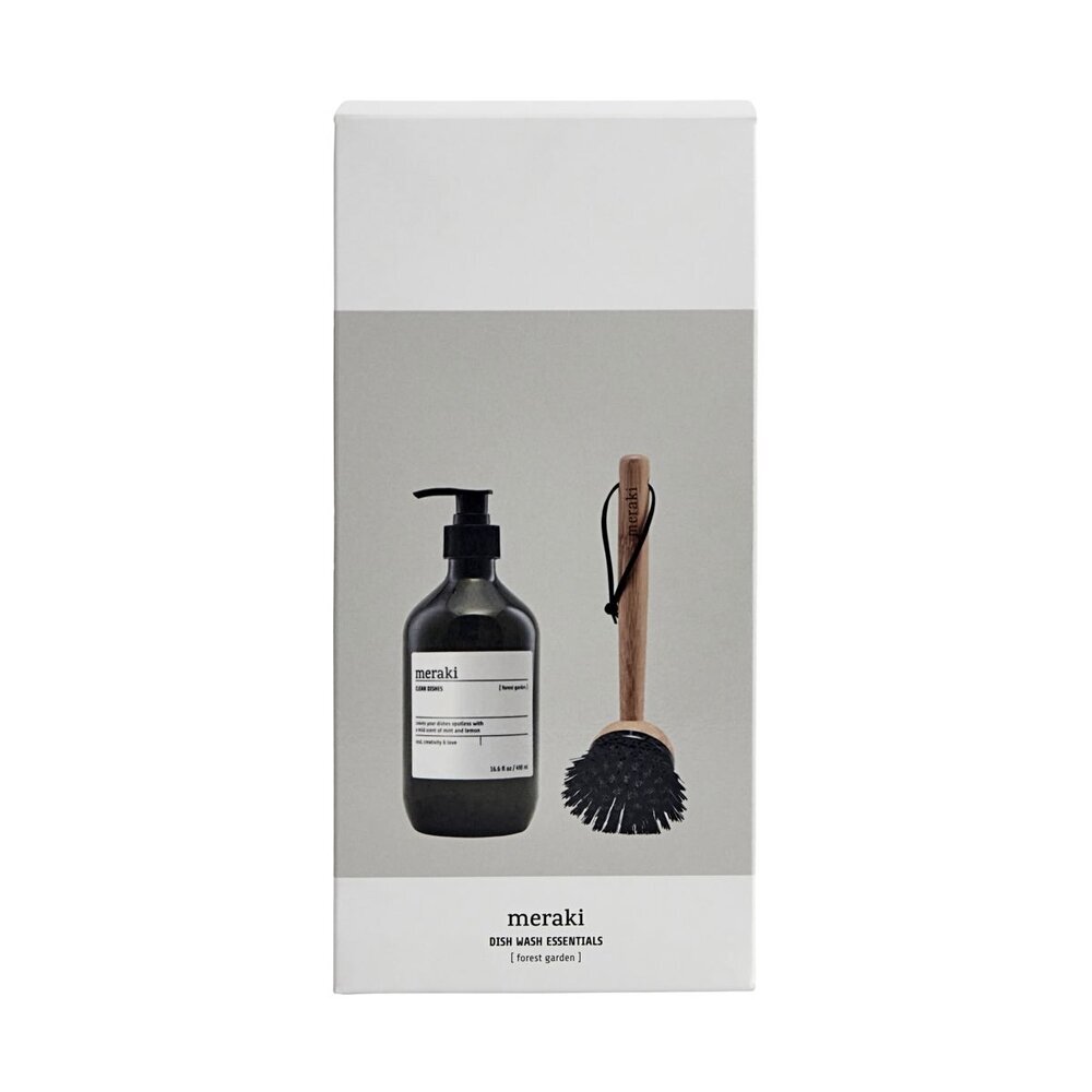 Geschenkbox, Geschirrspülmittel mit Bürste