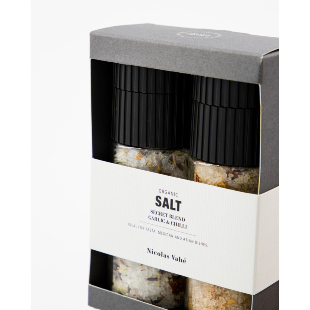 Geschenkbox Nicolas Vahé Secret Blend Salz, Garlic, Chilli