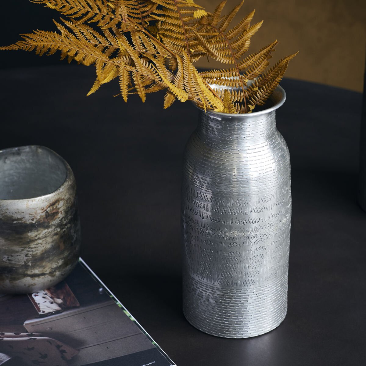 House Doctor Vase Fenja Antiksilber online kaufen bei SKANDEKO (Ansicht 2)