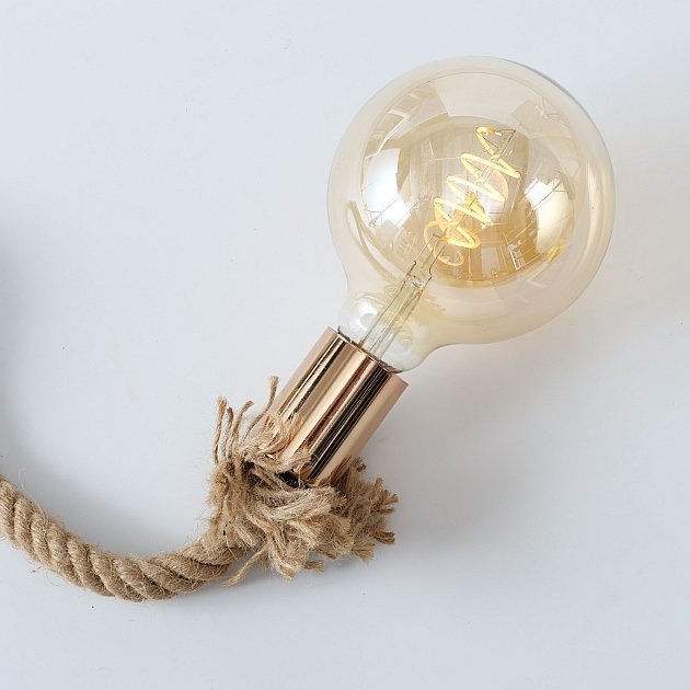 Tischlampe Hängelampe Toko Jute-Seil