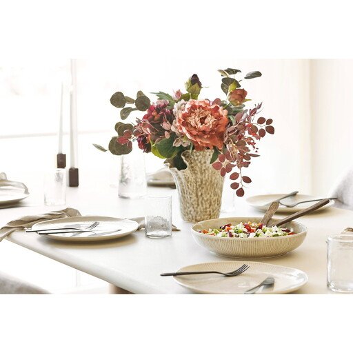 Impressionen zu House Nordic Servierschale Viola Beige, Steingut, Bild 1