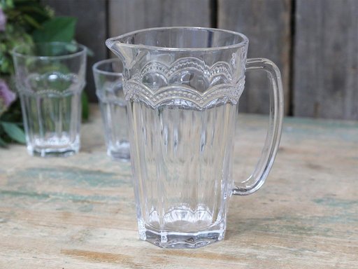 Impressionen zu Chic Antique Antoinette Glas Kanne mit Perlenkante, Bild 1