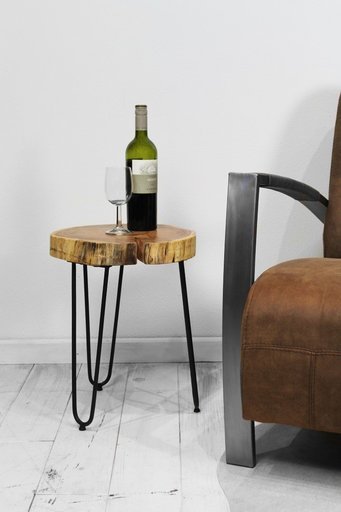 Impressionen zu HSM Collection Beistelltisch Akazienholz, Bild 1