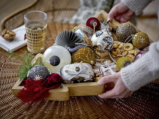 Impressionen zu Bloomingville 3er Set Ornament Pearl Lebkuchenoptik, Bild 2