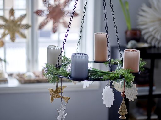 Impressionen zu Bloomingville Adventskerzenhalter Jutta aus Eisen, Bild 1