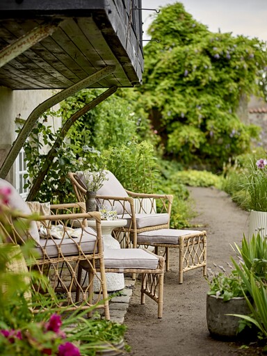 Impressionen zu Bloomingville Belluce Loungesessel mit Hocker, Bild 1