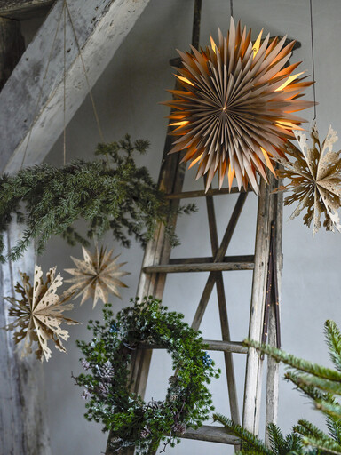 Impressionen zu Bloomingville Cedar Künstlicher Kranz, Adventskranz, Bild 1