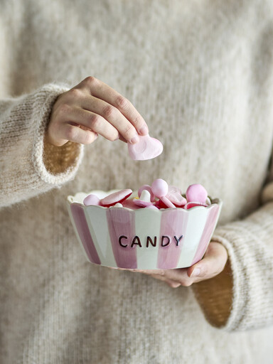 Impressionen zu Bloomingville Steingut-Schale Candy für Süßigkeiten, Bild 4