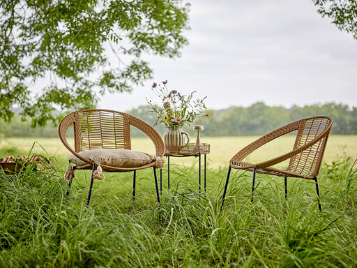 Impressionen zu Bloomingville Dudine Garten Lounge-Set, Polyrattan, Bild 1
