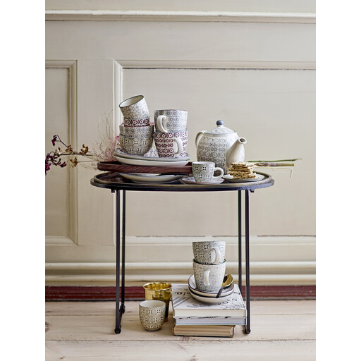 Impressionen zu Bloomingville Karine Dessert Teller 4er-Set, Bunt, Steingut, Bild 1