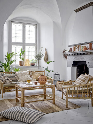 Impressionen zu Bloomingville Laterne mit Glas Lyra, Kiefer, Bild 1