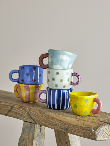 Impressionen zu Bloomingville Nini Tasse, 6er Multipack, Bild 1